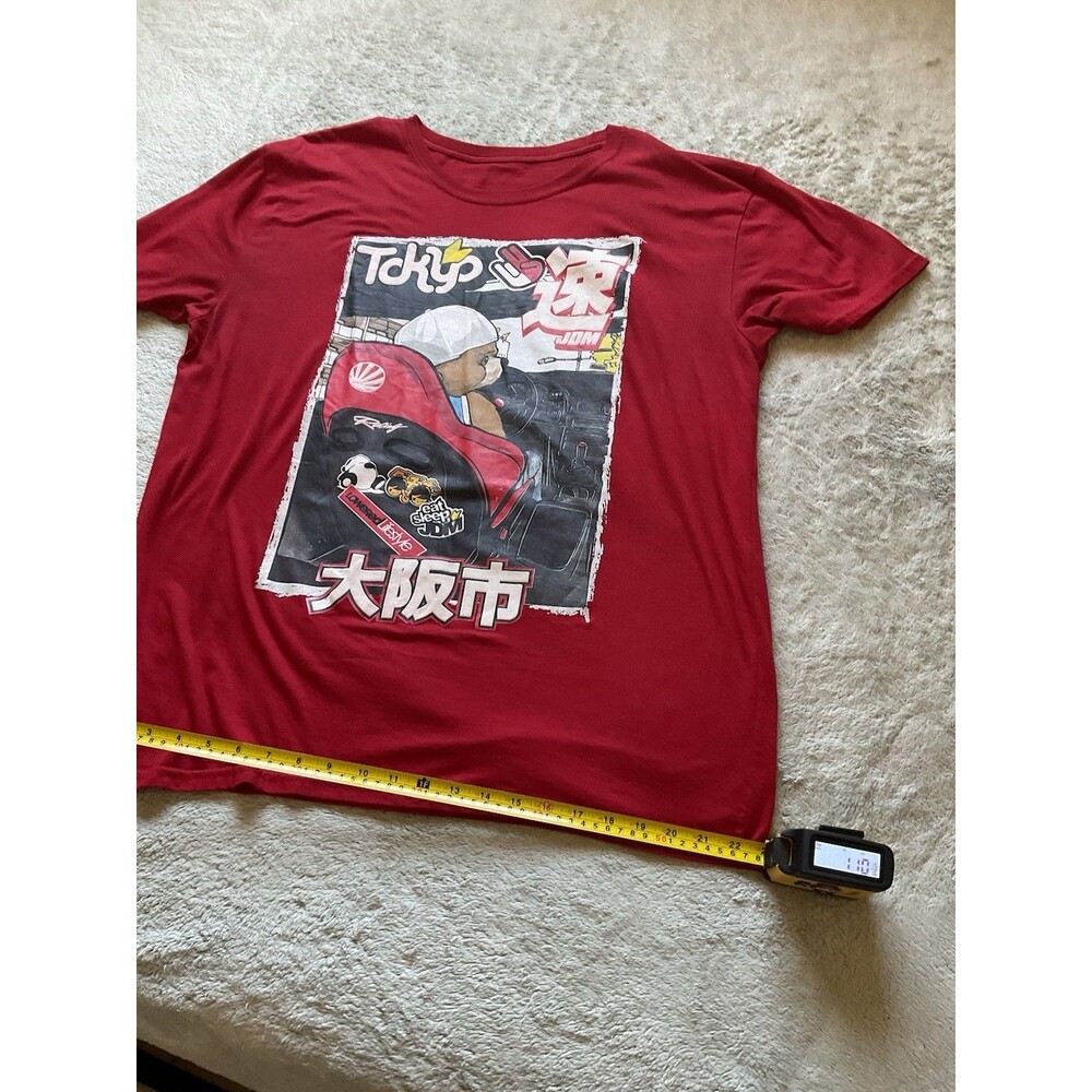 Tokyo JDM, T-shirt, size XL Color Red, Honda Collector